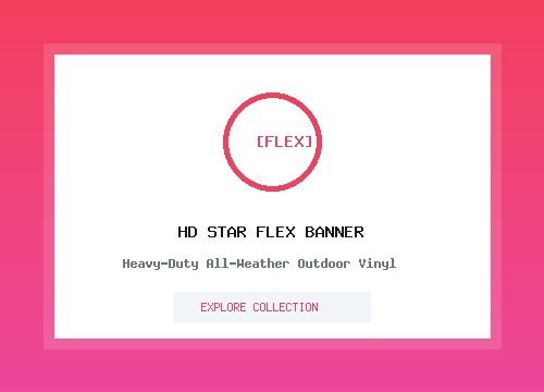 HD Star Flex Banner