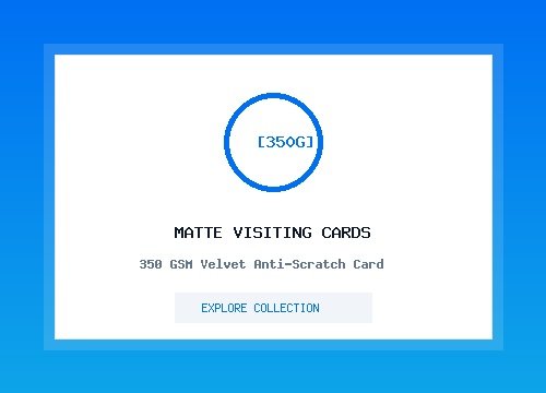 Matte Visiting Cards